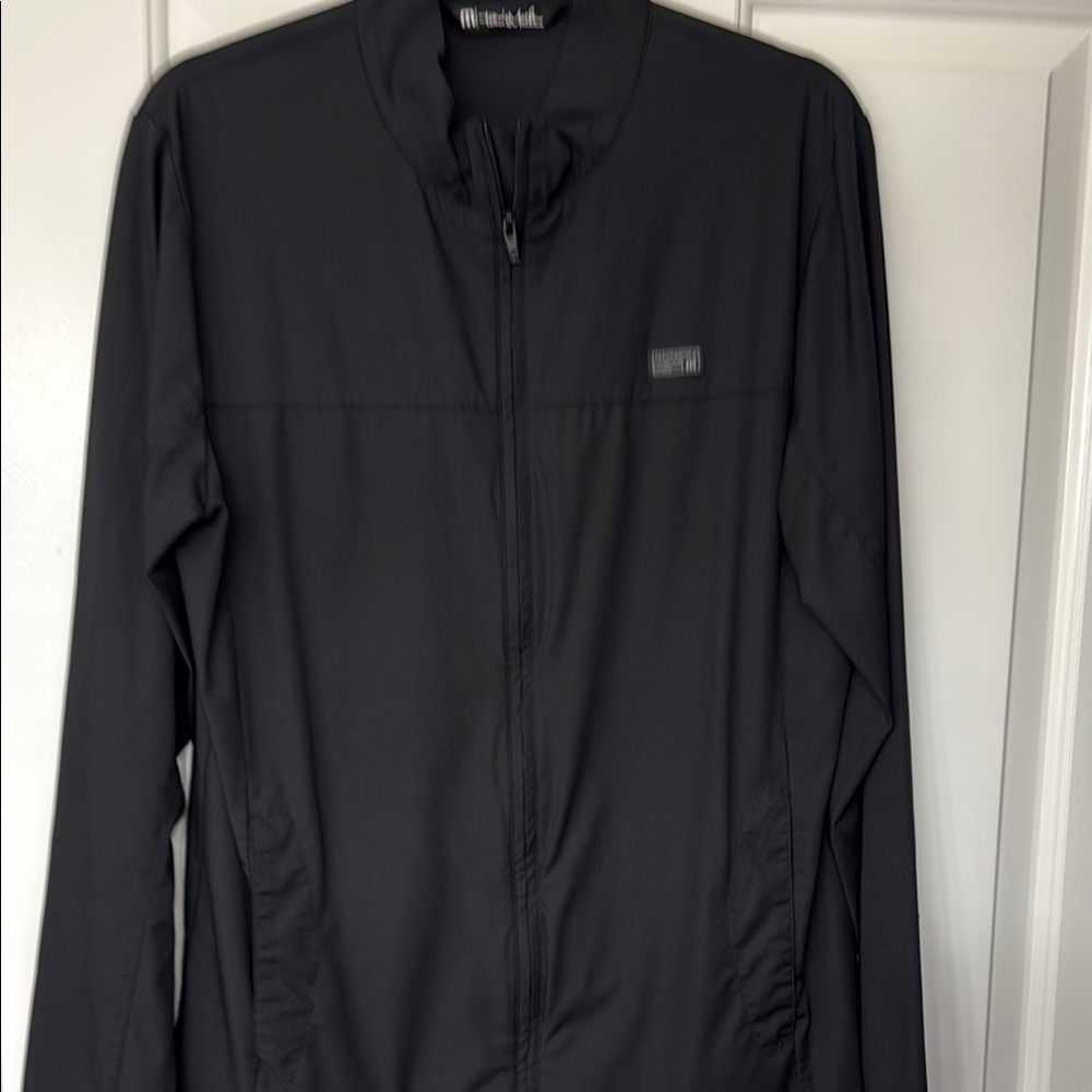 Travis Mathew Black Lightweight Shirt Jacket